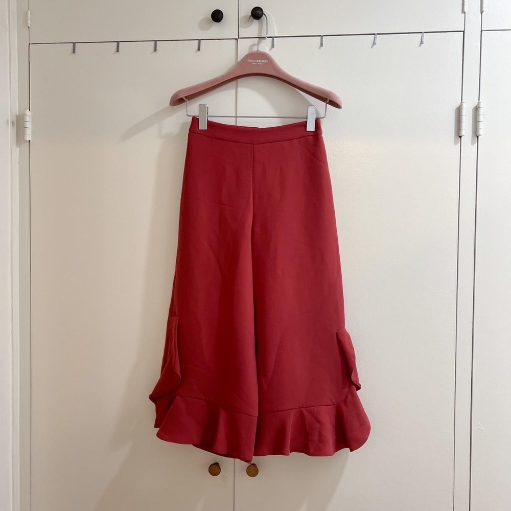 Topshop Ruffled Pants